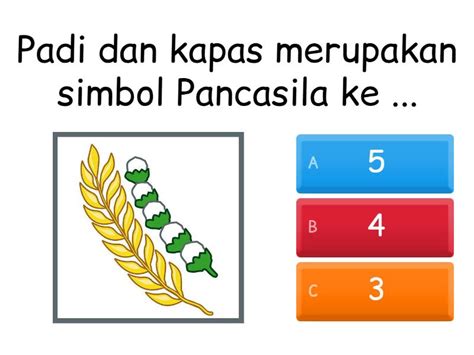 Evaluasi Ppkn Kelas 1 Simbol Pancasila Quiz