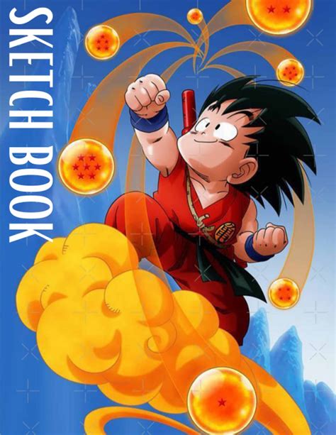 Dbz Kid Goku Sketch Book Dragon Ball Z Son Goku Drawing Notebook