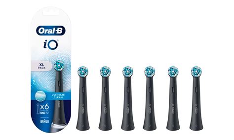 Oral B iO Ultimate Clean 6 szt Czarny Końcówki do szczoteczek i