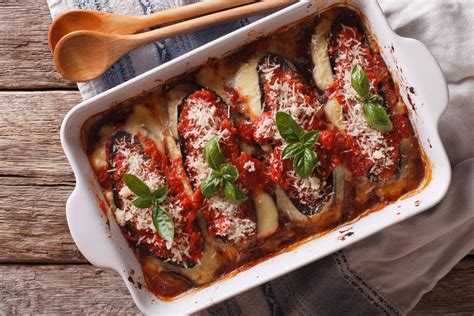 La recette des aubergines à la parmigiana de Cyril Lignac