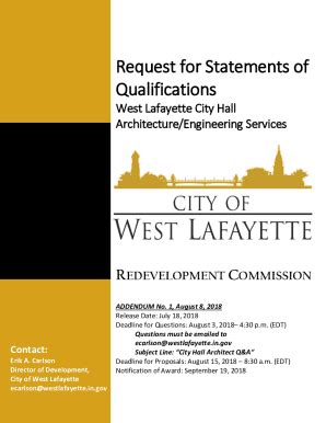 Fillable Online Westlafayette In GovegovappsRequest For Statements