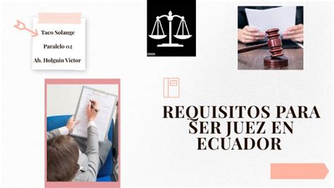 Requisitos Para Ser Juez