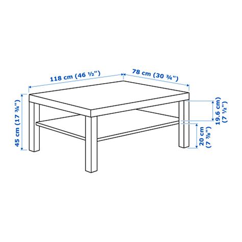 LACK kavos staliukas baltai beicuoto ąžuolo raštas IKEA Lietuva