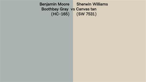 Benjamin Moore Boothbay Gray Hc 165 Vs Sherwin Williams Canvas Tan