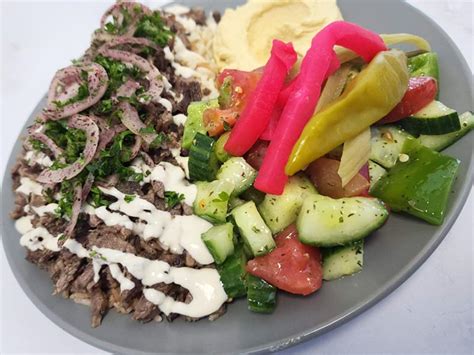 Beef Shawarma Plate Master Pita Menu Items