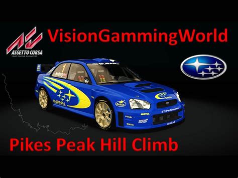 Subaru Impreza S11 Wrc Pikes Peak Hill Climb On Assetto Corsa Youtube