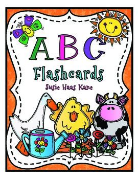 Kindergarten ABC Flashcards by Kindergarten with Susie | TpT