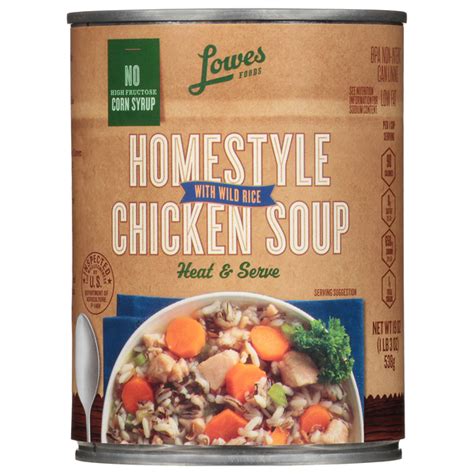 Lowes Foods Homestyle Soup Chicken Wild Rice Products Lowes Foods