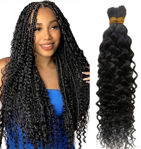 Amazon Human Braiding Hair For Boho Braids 18 Inch 2 Bundles Deep