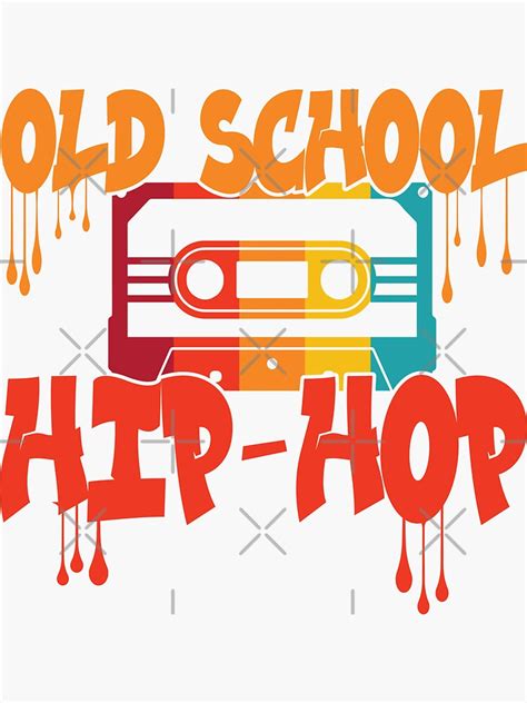 "Old School Hip-Hop Graffiti style Retro Mixtape. " Sticker for Sale by ...