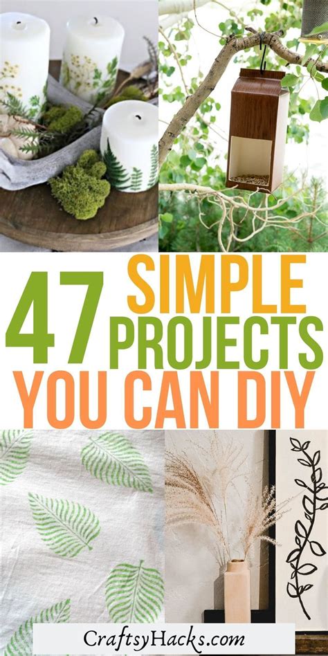 47 Diy Projects That Are Easy And Crazy Fun To Make Diy Projects For Adults Diy Crafts For