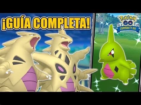 GUÍA DEFINITIVA del COMMUNITY DAY CLASSIC LARVITAR y TYRANITAR SHINY