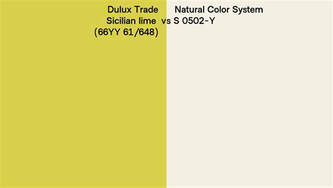 Dulux Trade Sicilian Lime 66yy 61648 Vs Natural Color System S 0502