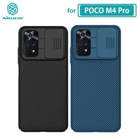 POCO M4 Pro Caso Nillkin CamShield Slide Cámara Cubierta De Protección