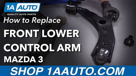 How To Replace Front Lower Control Arm Mazda Youtube