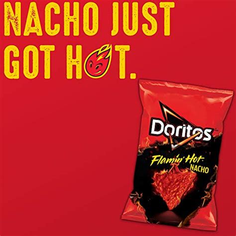 Doritos Flamin Hot Nacho Flavored Tortilla Chips 1oz Bags 40 Pack