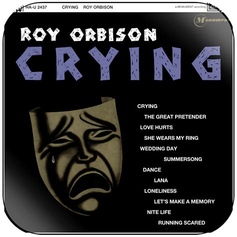 Roy Orbison Crying Album Cover Sticker