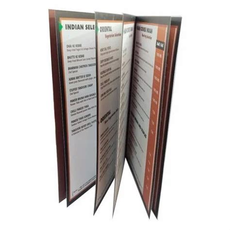 Hotel Menu Card Printing Service Restaurant Menu Design Restaurant