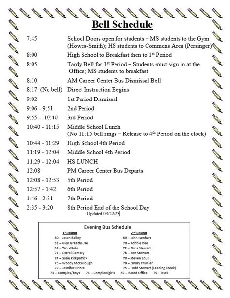 Gchs Bell Schedule Gilmer County High School