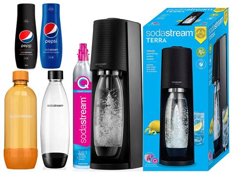 Sodastream Terra Saturator Syfon Do Gazowania Wody Butelki Syropy