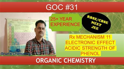 Chemistry Organic Chemistry Goc Rx Mechanism Electronic