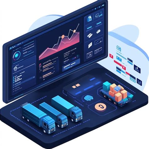 visual   logistics dashboard tracking realtime shipping status