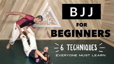 Brazilian Jiu Jitsu For Beginners The First 6 BJJ Techniques Everyone