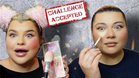 MIXED MAKEUP CHALLENGE Pomieszany Makijaz YouTube