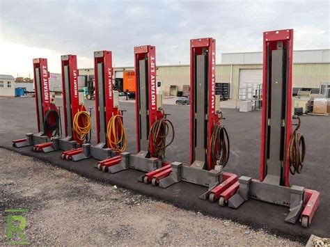 Rotary Lift Hp Hydraulic Mobile Column Lifts Roller Auctions