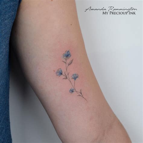 Freehand Watercolor Tattoo By Mentjuh Small Watercolor Tattoo