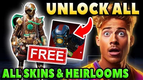 How To Get All Skins Heirlooms For Free In Apex Legends Unlock