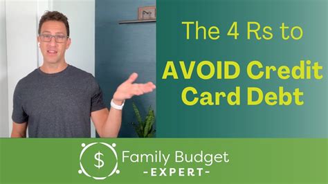 How To Avoid Credit Card Debt Youtube