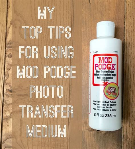 Mod Podge Photo Transfer Medium My Top Tips Mod Podge Photo