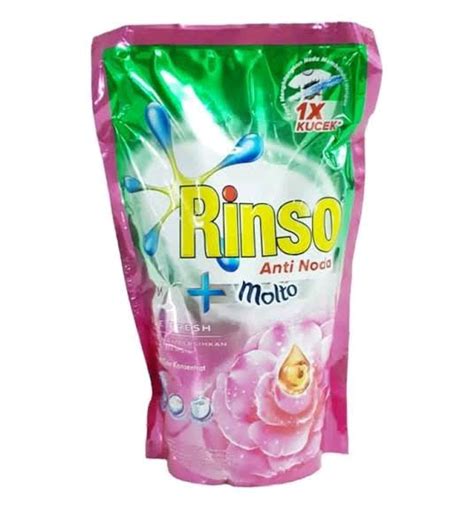 Jual Rinso Cair Liquid Deterjen Detergent Anti Noda Plus Molto Pouch