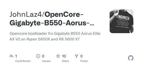 GitHub JohnLaz4 OpenCore Gigabyte B550 Aorus Elite AX Ryzen 5600x