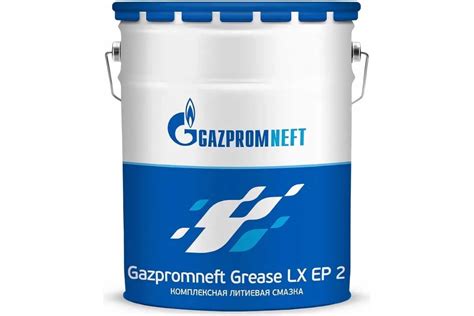 Смазка GAZPROMNEFT grease lx ep 2, 10л 2389906920 - выгодная цена ...