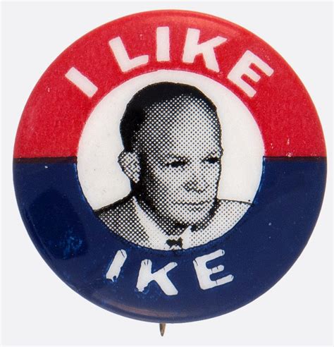 Item Detail I Like Ike Mint Example Of Eisenhower 1952 Presidential Campaign Portrait Button