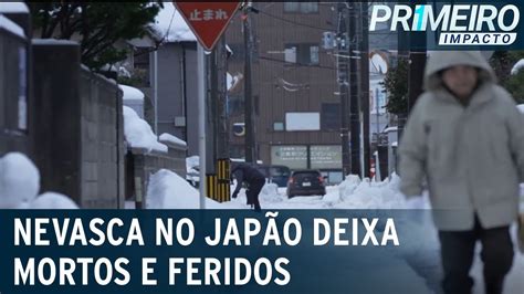 Nevasca no norte do Japão deixa 17 mortos e mais de 90 feridos