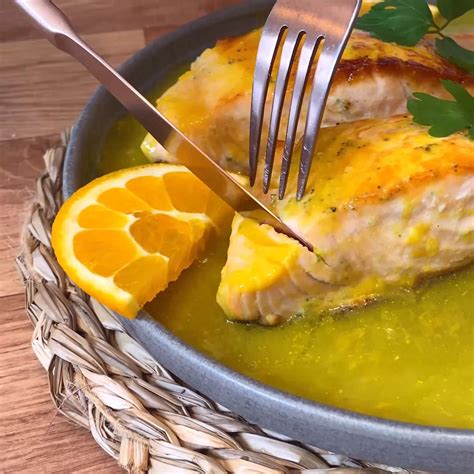 Salmón a la Naranja Receta Deliciosa Roombo es