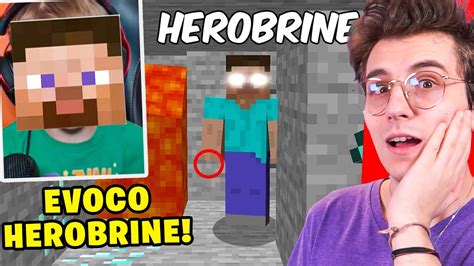 BAMBINO EVOCA HEROBRINE Nel SUO MONDO Si Spaventa YouTube