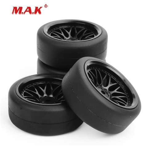 Scale Flat Drift Tires And Wheel Rim With Mm Offset And Mm