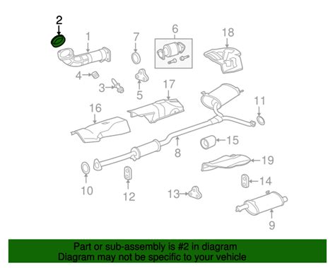 2006-2014 Acura TSX Front Pipe Gasket 18229-SEA-013 | OEM Parts Online