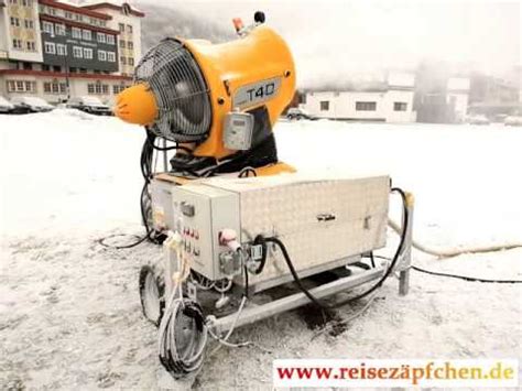 Schneekanone TechnoAlpin T40 - YouTube