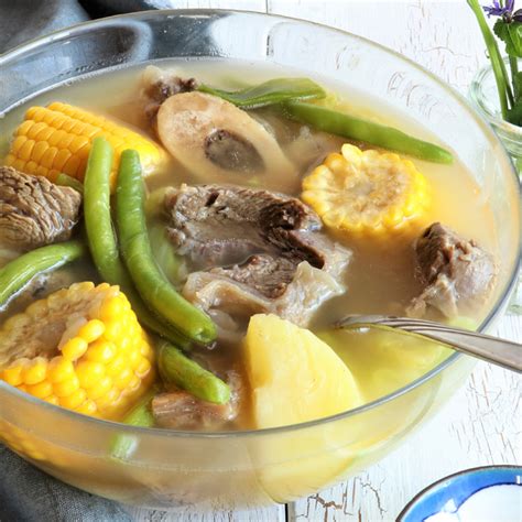 Nilagang Baka Filipino Beef Soup With Vegetables Foxy