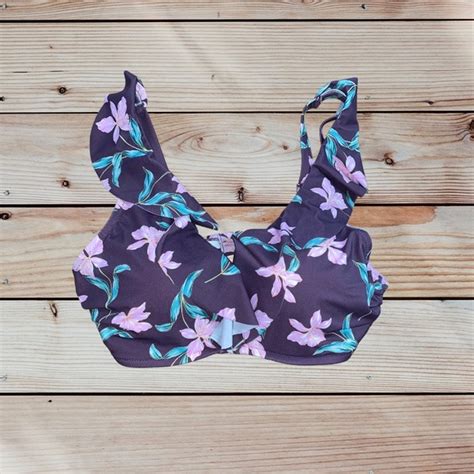 Shade Shore Swim Shade Shore Floral Ruffle Bikini Top Poshmark