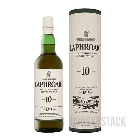 Laphroaig 10 Year Old Single Malt Whisky - Røgfyldt Perfektion ...