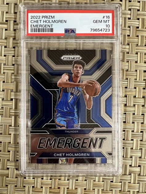 Chet Holmgren 2022 Prizm 16 Emergent Price Guide Sports Card Investor