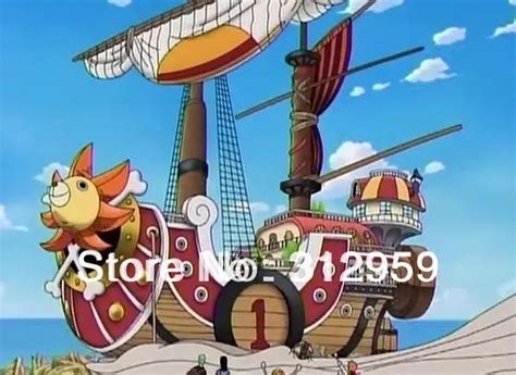 Anime One Piece Straw Hat 28cm Thousand Sunny Pirate Ship Boat Model