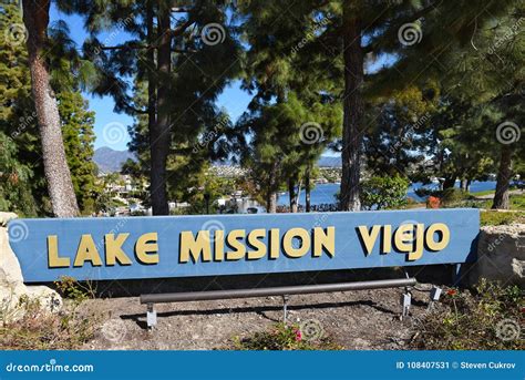 Lake Mission Viejo In Orange County Editorial Photo Image Of City