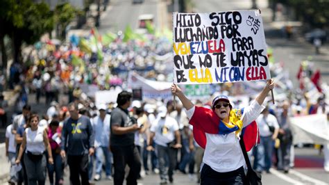 Oposición Venezolana Convoca Protesta Contra El Hambre Telemundo